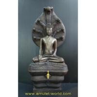 ราคา พระพุทธนาคปรกฐานทิพย์ สธ.หน้าตัก 9 นิ้ว ปี 2538 เนื้อโลหะรมดำ องค์พระถอดได้ (1854373)