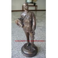 ราคา พระบรมรูปหล่อ ร. 5 ทรงยืน สูง 19 นิ้ว วัดแหลมสน ปี 2535 (1433805)