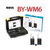 ราคา BY-WM6 Boya Wireless UHF Microphone For DSLR Camera ไมค์โครโฟนไร้สายสำหรับกล้องDSLR (7027908)