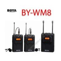 ราคา BY-WM8 Boya Wireless UHF Dual-Channel Microphone For DSLR Camera ไมค์โครโฟนไร้สายสำหรับกล้องDSLR (7027878)
