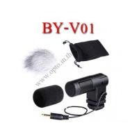 ราคา BY-V01 Boya stereo X and Y Microphone For DSLR Camera DV Camcorder ไมค์หัวกล้องสำหรับกล้องDSLR (6704837)