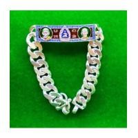 ราคา เลสเจ้าสัวมหาลาภ เนื้อเงินลงยา รุ่นแรก หนัก 3 บาท วัดกลางบางแก้ว รุ่นสร้างเขื่อน ปี 59 ขลังน่าบูชา (7088706)