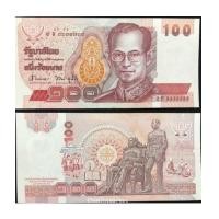 ราคา ธนบัตร 100 บาท แบบที่ 14 2F-3332333 ธารินทร์-วิจิตร เลขสวยหาเก็บยาก ตองหน้าตองหลัง (7253955)