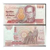 ราคา ธนบัตร 100 บาท แบบที่ 14 1A-9785999 ธารินทร์-จัตุมงคล เลขสวยเก้าหน้าเก้าหลังตองเก้า (7253951)