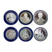 ราคา ชุดเหรียญที่ระลึก เงินขัดเงา 150 300 และ 600 บาท พระราชพิธีกาญจนาภิเษก ร.9 (7249885)