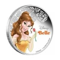 ราคา Belle Disney Princess เนื้อเงินขัดเงา ขนาด 4 ซม. พร้อมแพคเกจเล่ม ของ New Zealand Mint (7248809)