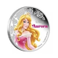 ราคา Aurora Disney Princess เนื้อเงินขัดเงา ขนาด 4 ซม. พร้อมแพคเกจเล่ม ของ New Zealand Mint (7248783)