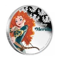 ราคา Merida Disney Princess เนื้อเงินขัดเงา ขนาด 4 ซม. พร้อมแพคเกจเล่ม ของ New Zealand Mint (7248724)