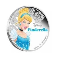 ราคา Cinderella Disney Princess เนื้อเงินขัดเงา ขนาด 4 ซม. พร้อมแพคเกจเล่ม ของ New Zealand Mint (7248686)