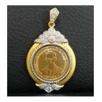 ราคา เหรียญกษาปณ์ที่ระลึกทรงครองราชย์ครบ 50 ปี พ.ศ.2539 เนื้อทองคำ พิมพ์เล็ก กรอบทองคำฝังเพชรแท้ (7100667)