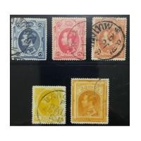 ราคา แสตมป์ไทยชุดแรก ร.5 ชุดโสฬส ปี 2426 ใช้แล้ว สภาพนอก สวย หายากครับ (7024482)