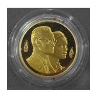 ราคา เหรียญที่ระลึกสวนหลวง ร.9 ในหลวงฯ พระราชินีฯ ปี2535 เนื้อทองคำขัดเงา สภาพสวยพร้อมกล่องเดิมๆ หายาก (6644812)