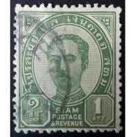 ราคา แสตมป์พระรูป ร.5 ชุดพระพักตร์เพี้ยน (Rejected Die) ปี พ.ศ.2442 ดวงราคา 1 อัฐ ใช้แล้ว หายากมาก (6475536)