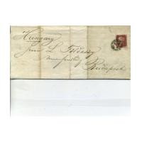 ราคา 021 จดหมายติดแสตมป์เก่าประเทศอังกฤษ ปี ค.ศ. 1878 (พ.ศ.2421 สมัยต้นรัชกาลที่ 5) ติดแสตมป์เพนนีเรด (6162314)