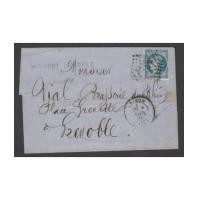 ราคา 017 จดหมายจากประเทศฝรั่งเศส ปี ค.ศ. 1871 (พ.ศ.2414 สมัยต้น รัชกาลที่ 5) ติดแสตมป์ 20 c (6161377)