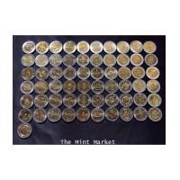 ราคา ชุดเหรียญกษาปณ์ที่ระลึก 10 บาทสองสี จำนวน 61 เหรียญ (5101986)