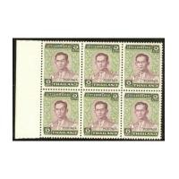 ราคา แสตมป์พระรูป ร.9 ชุดที่ 5 ดวง 6 บาท บล็อก 6 ยังไม่ใช้ สภาพดี (2993930)