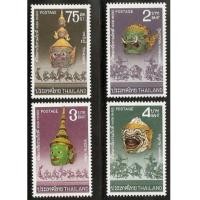 ราคา แสตมป์ชุดหัวโขน ชุด 1 ปี 2518 ยังไม่ีใช้ สภาพนอก (2361853)