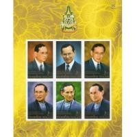 ราคา แผ่นตราไปรษณียากรที่ระลึกชุดงานฉลองสิริราชสมบัติครบ 60 ปี ชุด 1 ปี 2549 (2329241)