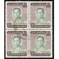 ราคา แสตมป์พระรูป ร.9 ชุดที่ 5 ดวงราคา 50 บาท บล็อก 4 ใช้แล้ว (2322109)