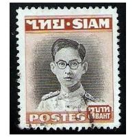 ราคา แสตมป์ ร.9 ชุดแรก quot;สยามquot; ดวงราคา 3 บาท ใช้แล้ว (1899828)