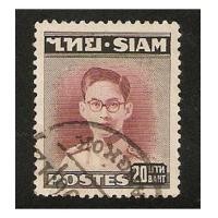 ราคา แสตมป์พระรูป ร.9 ชุดที่ 1 \&quot;สยาม\&quot; ดวงราคา 20 บาท ใช้แล้ว (1776460)