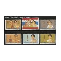 ราคา แสตมป์ชุดมหามงคลเฉลิมพระชนมพรรษา 5 รอบ ชุดที่ 3 ปี 2530 ยังไม่ใช้ สวยมาก (1722390)