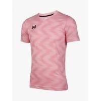 ราคา เสื้อกีฬา วอริค warrix รหัส wa-fba572 (สีชมพู pp) ผ้าทอลาย (7388778)