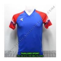 ราคา เสื้อกีฬา เรียล REAL รุ่น RAX-006 (สีน้ำเงิน B) พิมพ์ลาย (7192035)