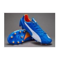 ราคา Puma evoSpeed 1.4 K Leather FG Electric Blue/White/Orange (6649523)