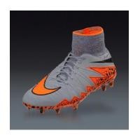 ราคา Nike Hypervenom Phantom II FG JR -Grey/Total Orange - Silver Storm (6130547)