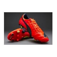 ราคา Puma evoPOWER1 Mixed Sole SG - Peach/Blue/Yellow (6066103)