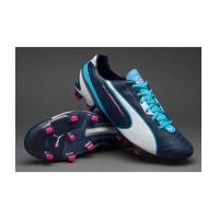 ราคา Puma King SL FG Boots - Peacoat/White/Blue/Pink (5900740)