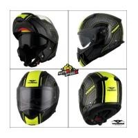 ราคา หมวกกันน็อค VEMAR SHARKI HIVE GREEN ยกคาง ส่งฟรี (7153334)