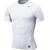 ราคา Nike Pro core Tight short sleeve สีขาว (3539232)