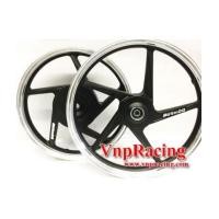 ราคา ล้อแม็ก BUSHIDO BY YOKO ลายเดิมพร้อมลูกปืนล้อหน้า ตัดเงิน CLICK-110I 14 นิ้ว สีดำ (7000258)