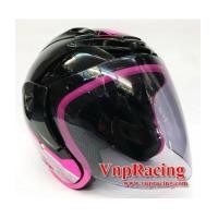 ราคา หมวกกันน็อค INDEX TITAN 1 ใหม่ ปี 2017 ดำชมพู (6975736)