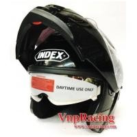 ราคา หมวกกันน๊อคยกคาง INDEX ENZO แว่น2ชั้น สีดำ (6881350)