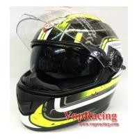 ราคา หมวกกันน็อค Rider รุ่น Viper แว่น 2 ชั้น ปี2016 สีดำเหลือง (6630553)