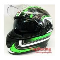 ราคา หมวกกันน็อค Rider รุ่น Viper แว่น 2 ชั้น ปี2016 สีดำเขียว (6630540)