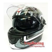 ราคา หมวกกันน็อค Rider รุ่น Viper แว่น 2 ชั้น ปี2016 สีเทาดำ (6628453)