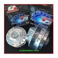 ราคา ดุมหน้าดิส-ดุมหลังดิส กลึงเงา Honda-NOVA (6626434)