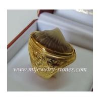 ราคา แหวนกระเบนท้องน้ำตัวเรือนทอง(งานสั่งทำ) (6628305)