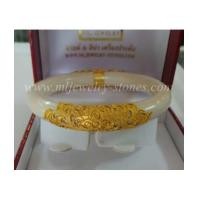 ราคา กำไลงาช้างกลม 10 มิล ทำทองแกะลาย(งานสั่งทำ) (6012662)