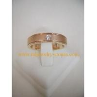 ราคา แหวนนากพิงค์โกลด์ประดับเพชรแท้(งานลูกค้าสั่งทำ) (5488140)