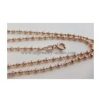 ราคา สร้อยคอนากแท้พิงค์โกลด์ (4445756)