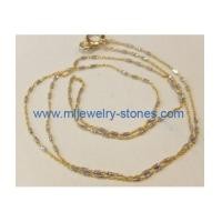 ราคา สร้อยคอทองคำขาวอิตาลีแท้ 18 k 1.55 กรัม (4328549)