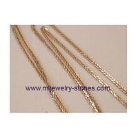 ราคา สร้อยคอทองคำขาวอิตาลีแท้ 18 k 2 สี (3708052)