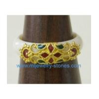 ราคา แหวนงาช้างหุ้มทองลงยาสุโขทัย (3692578)
