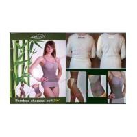 ราคา ชุดอินฟาเรดปรับสรีระกระชับสัดส่วน Zirana Bamboo Charcoal Suit 3 in 1 ส่งพัสดุฟรีทั่วประเทศ (4224764)